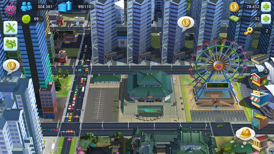 B Simcity Buildit 黄金の鍵で色々建てました その2